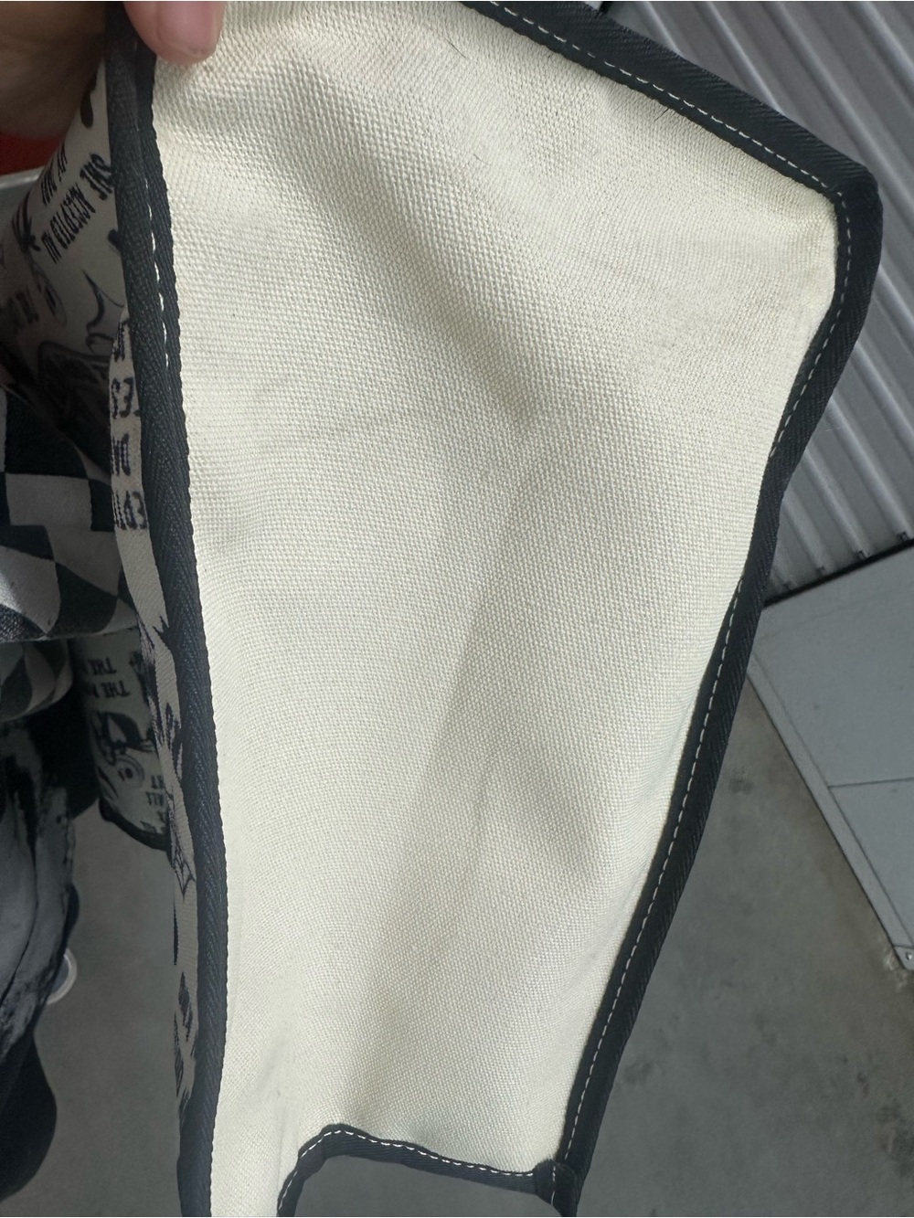 The nightmare before Christmas jack & sally Lovers Black & White Tote Bag - Picture 4 of 4